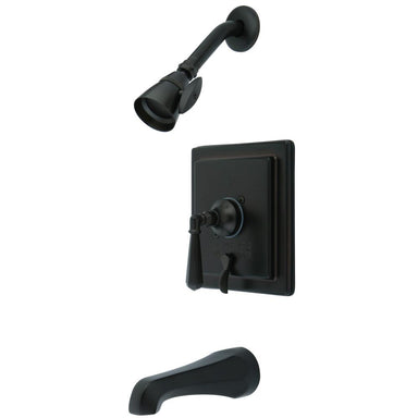 Kingston Brass Metropolitan Single Handle Oil Rubbed Bronze Tub and Shower Faucet-Shower Faucets-Free Shipping-Directsinks.