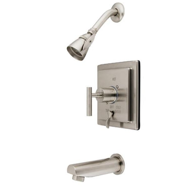 Kingston Brass KB86580CML Manhattan Tub and Shower Faucet-Shower Faucets-Free Shipping-Directsinks.