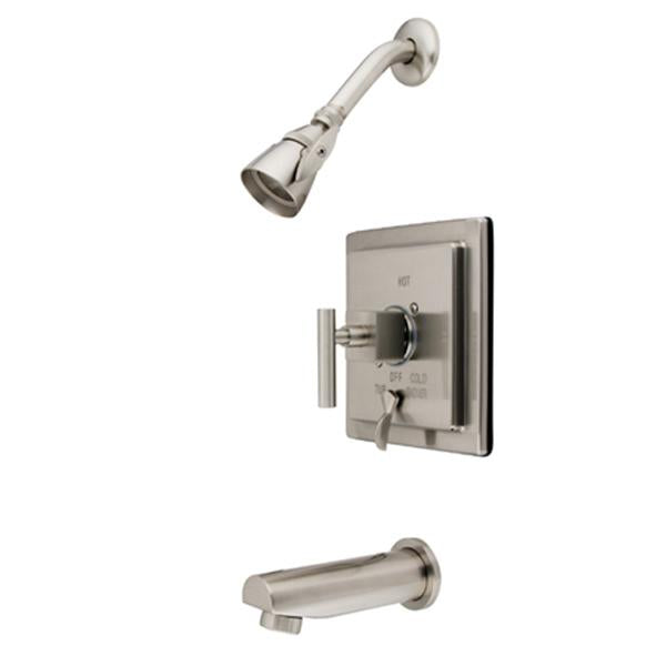 Kingston Brass Claremont Brass Tub and Shower Faucet-Shower Faucets-Free Shipping-Directsinks.