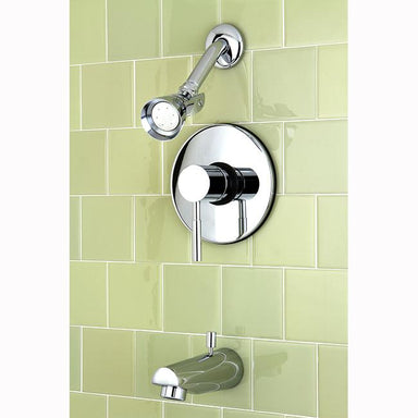 Kingston Brass Concord Modern Single Handle Tub and Shower Faucet-Shower Faucets-Free Shipping-Directsinks.