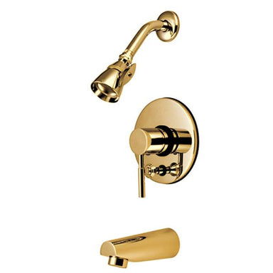 Kingston Brass Concord Modern Single Handle Tub and Shower Set-Shower Faucets-Free Shipping-Directsinks.
