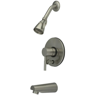 Kingston Brass Concord Modern Single Handle Tub and Shower Set-Shower Faucets-Free Shipping-Directsinks.