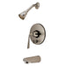 Kingston Brass Contemporary Silver Sage Single Handle Tub and Shower Faucet-Shower Faucets-Free Shipping-Directsinks.