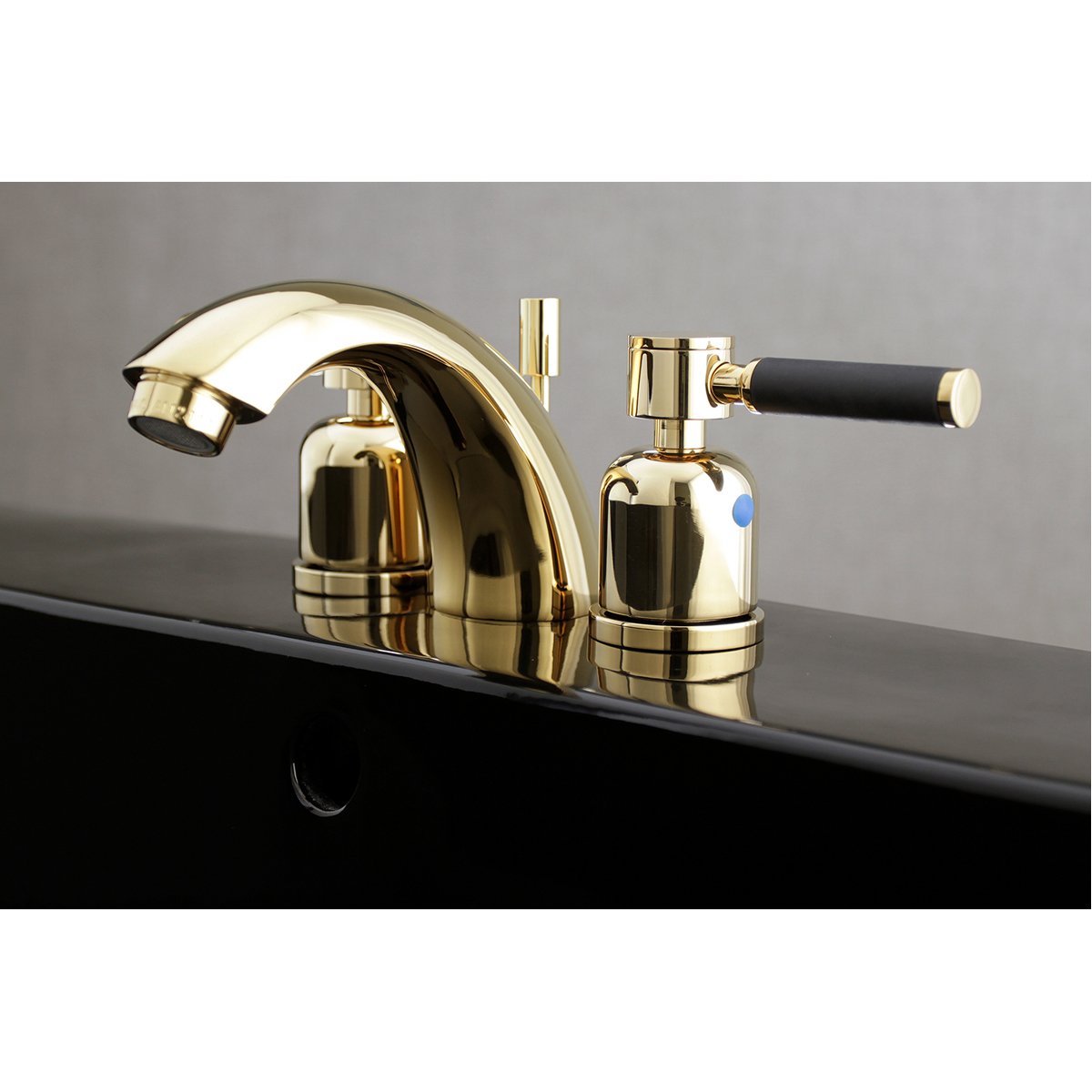 Kingston Brass Kaiser Deck Mount Mini-Widespread Bathroom Faucet