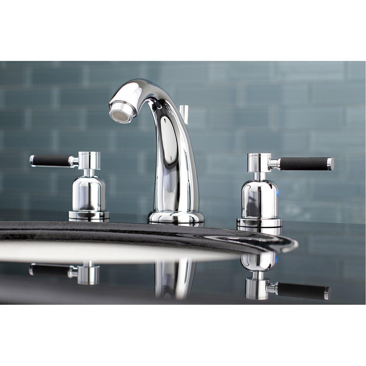 Kingston Brass Kaiser 8-Inch Widespread 3-Hole Bathroom Faucet