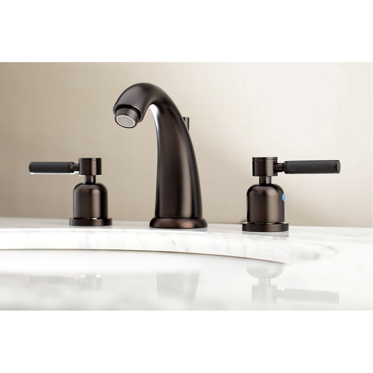 Kingston Brass Kaiser 8-Inch Widespread 3-Hole Bathroom Faucet