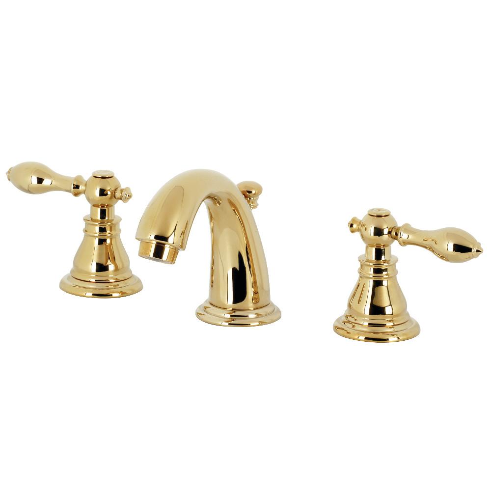 Kingston Brass KB91XACL-P American Classic Widespread Bathroom Faucet with Retail Pop-Up