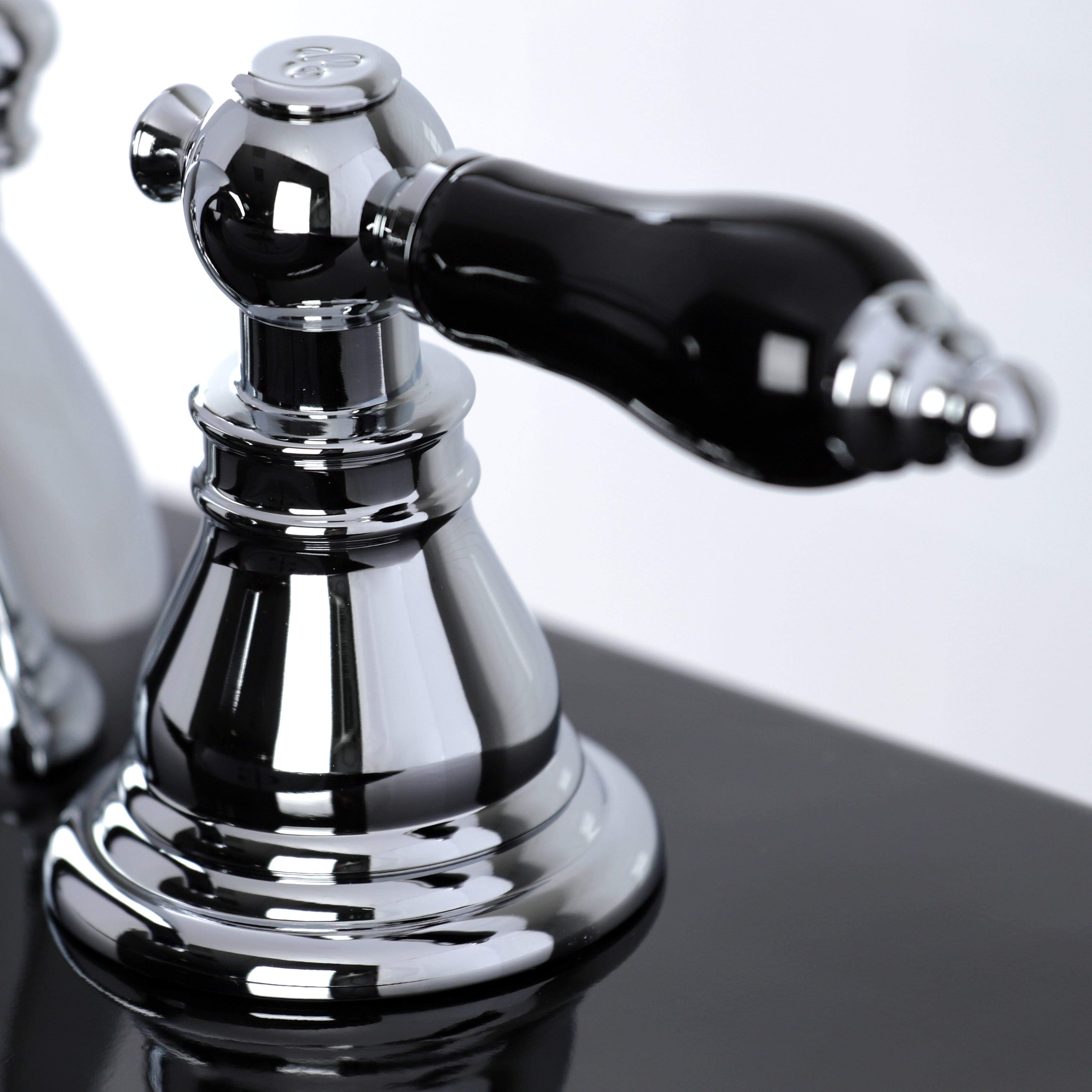 Kingston Brass KB95XAKL-P Duchess Widespread Bathroom Faucet with Plastic Pop-Up