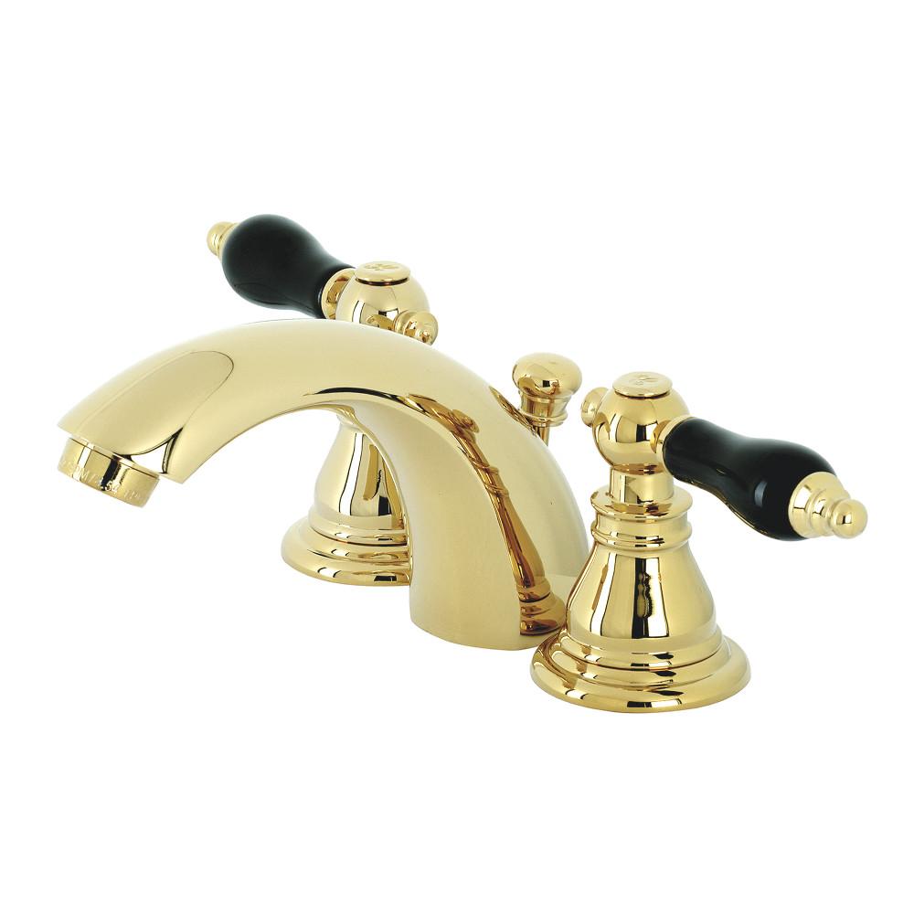 Kingston Brass KB95XAKL-P Duchess Widespread Bathroom Faucet with Plastic Pop-Up