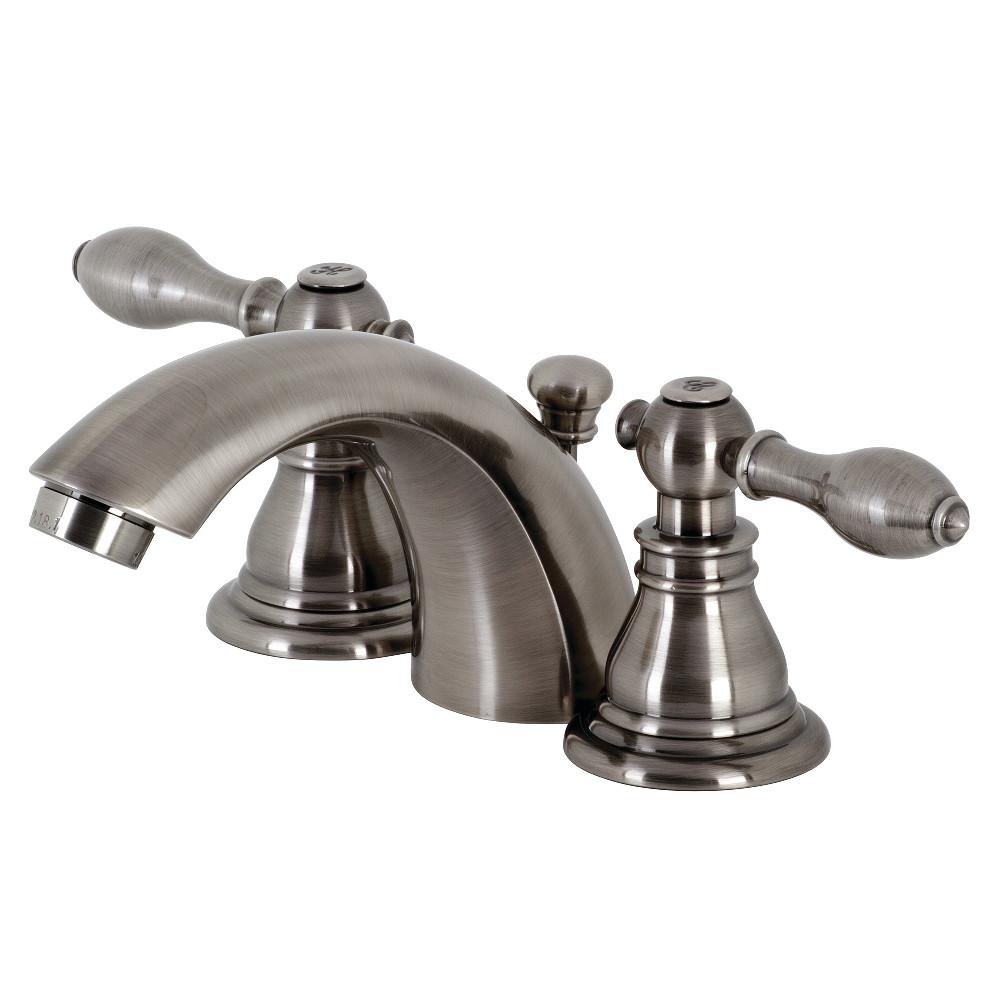 Kingston Brass KB95XACL-P American Classic Mini-Widespread Bathroom Faucet with Plastic Pop-Up
