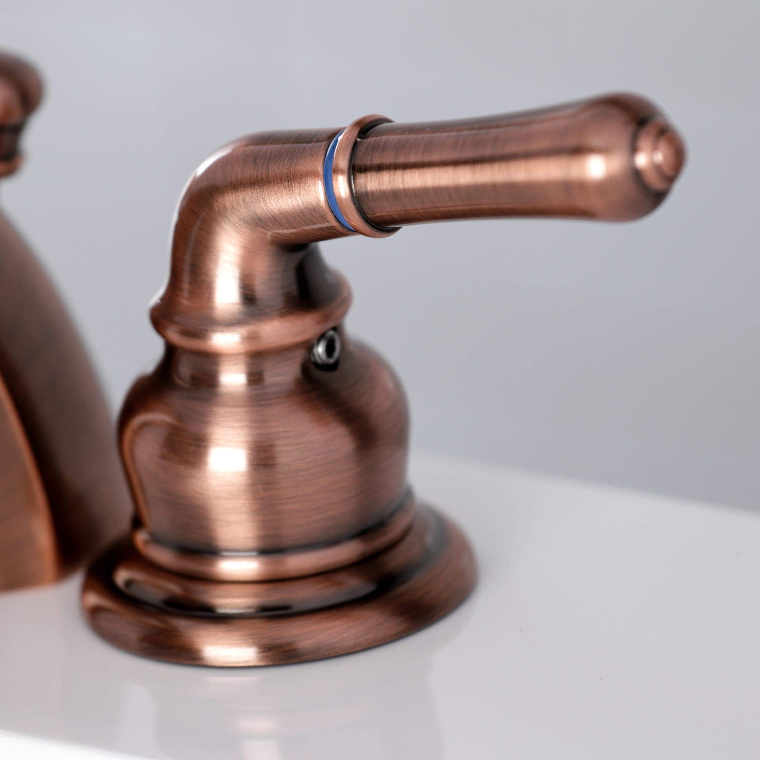 Kingston Brass KB956 Magellan Mini-Widespread Bathroom Faucet, Antique Copper