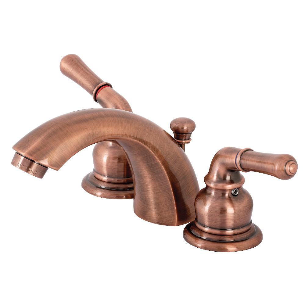 Kingston Brass KB956 Magellan Mini-Widespread Bathroom Faucet, Antique Copper