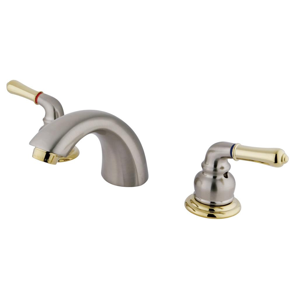 Kingston Brass Magellan Two Handle 4" to 8" Mini Widespread Lavatory Faucet-Bathroom Faucets-Free Shipping-Directsinks.