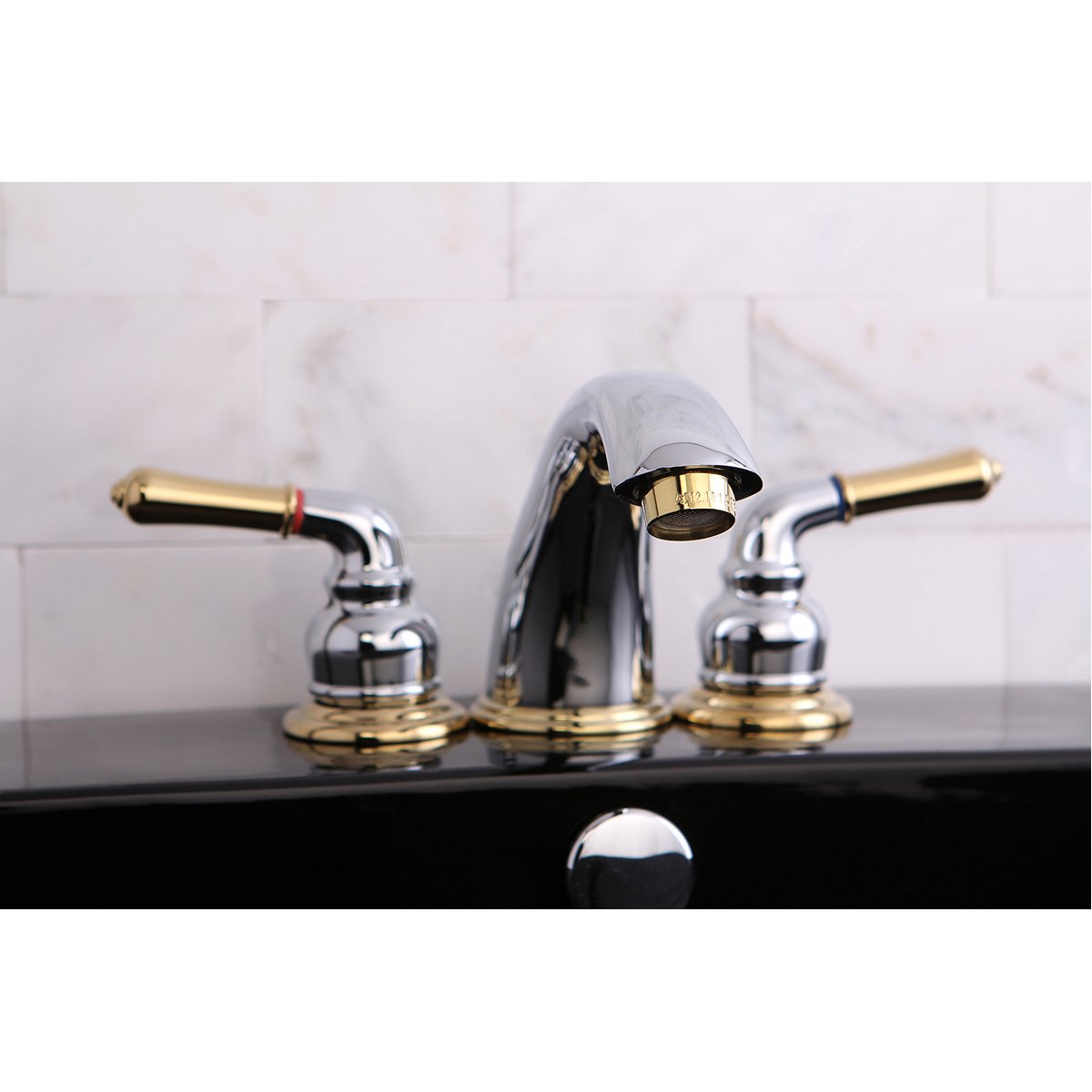 Kingston Brass Magellan 3-Hole Widespread Bathroom Faucet