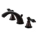 Kingston Brass KB96XAKL-P Duchess Widespread Bathroom Faucet with Plastic Pop-Up-DirectSinks