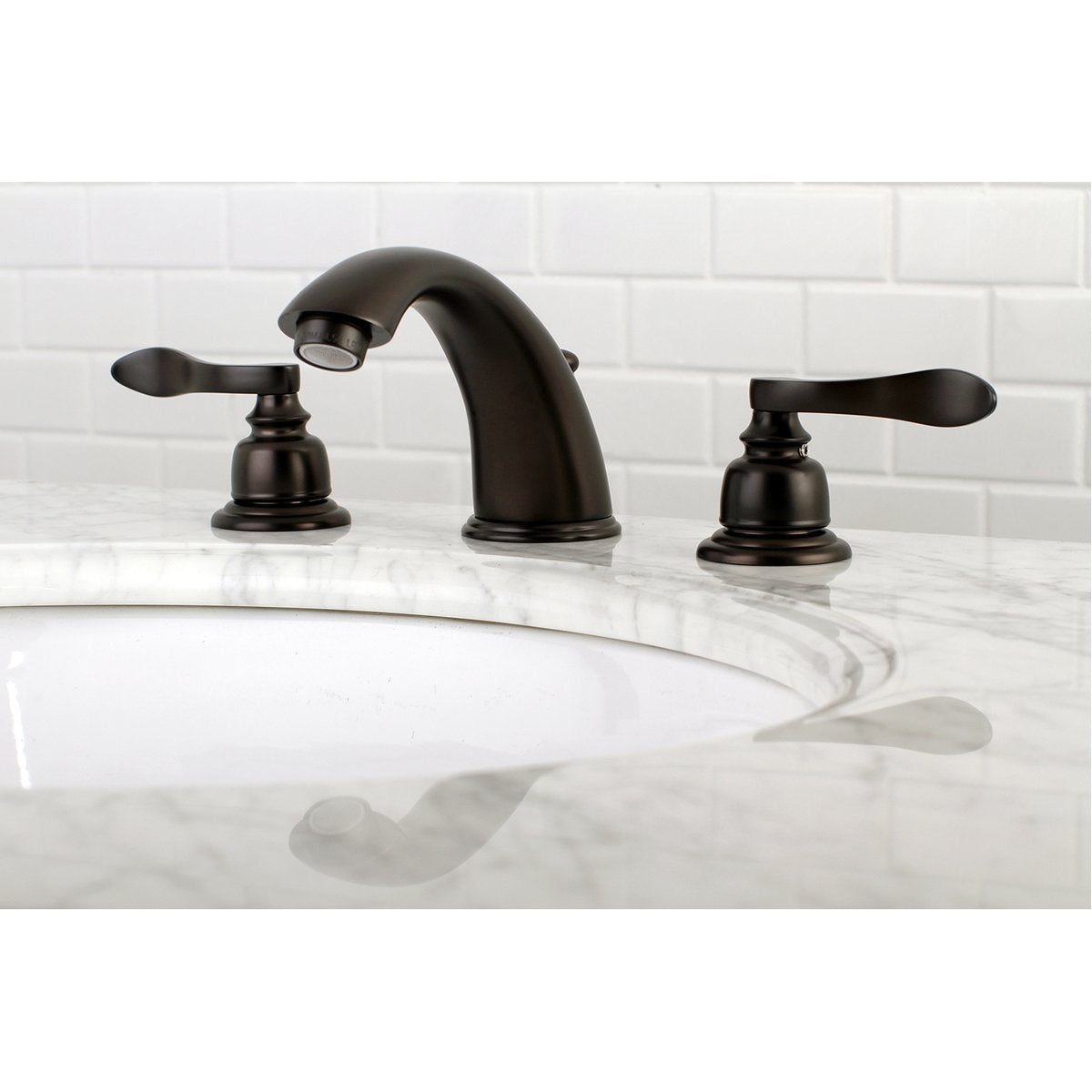 Kingston Brass NuWave French Widespread Bathroom Faucet