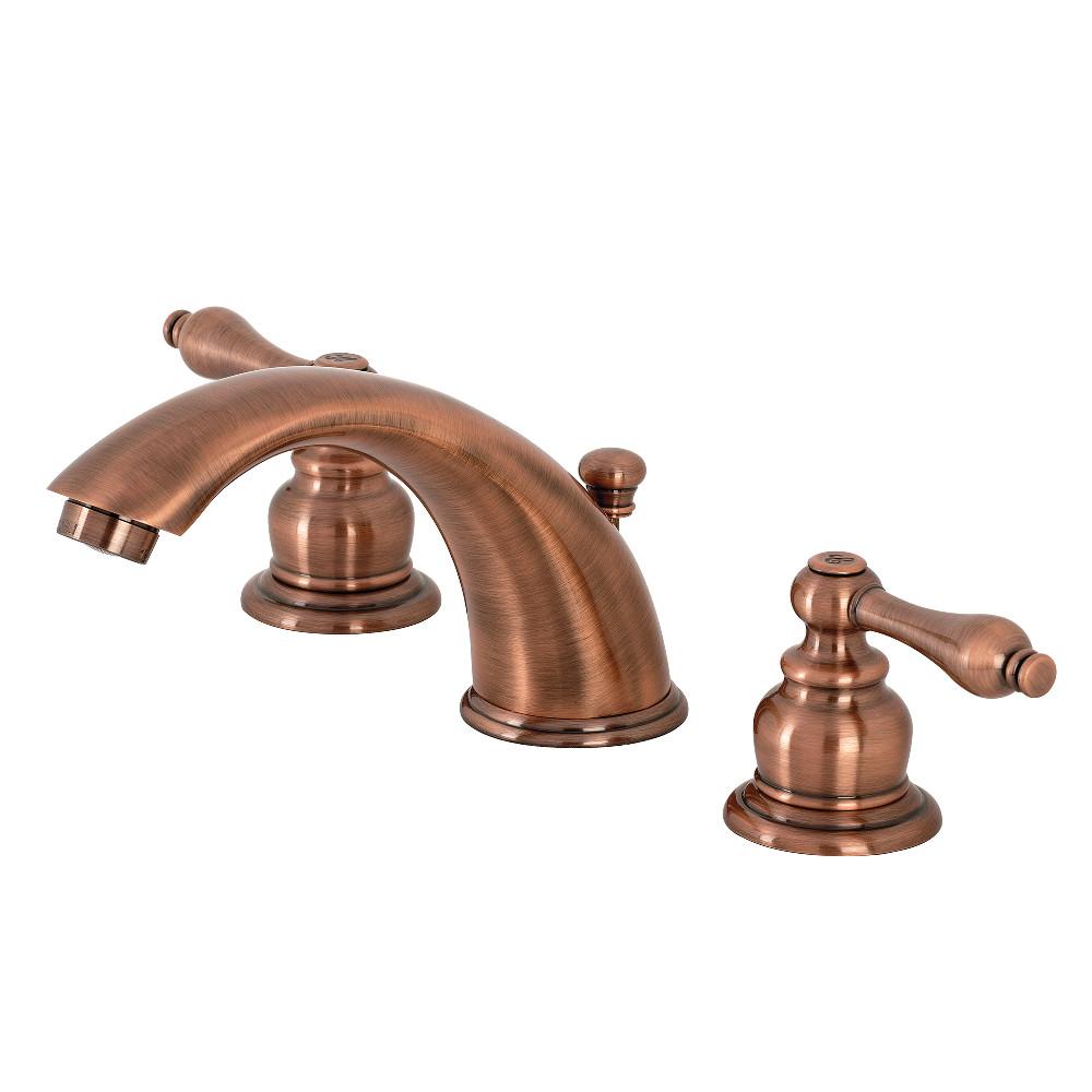 Kingston Brass KB976AL Victorian Widespread Bathroom Faucet, Antique Copper