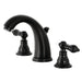 Kingston Brass KB98XAKL-P Duchess Widespread Bathroom Faucet with Plastic Pop-Up-DirectSinks
