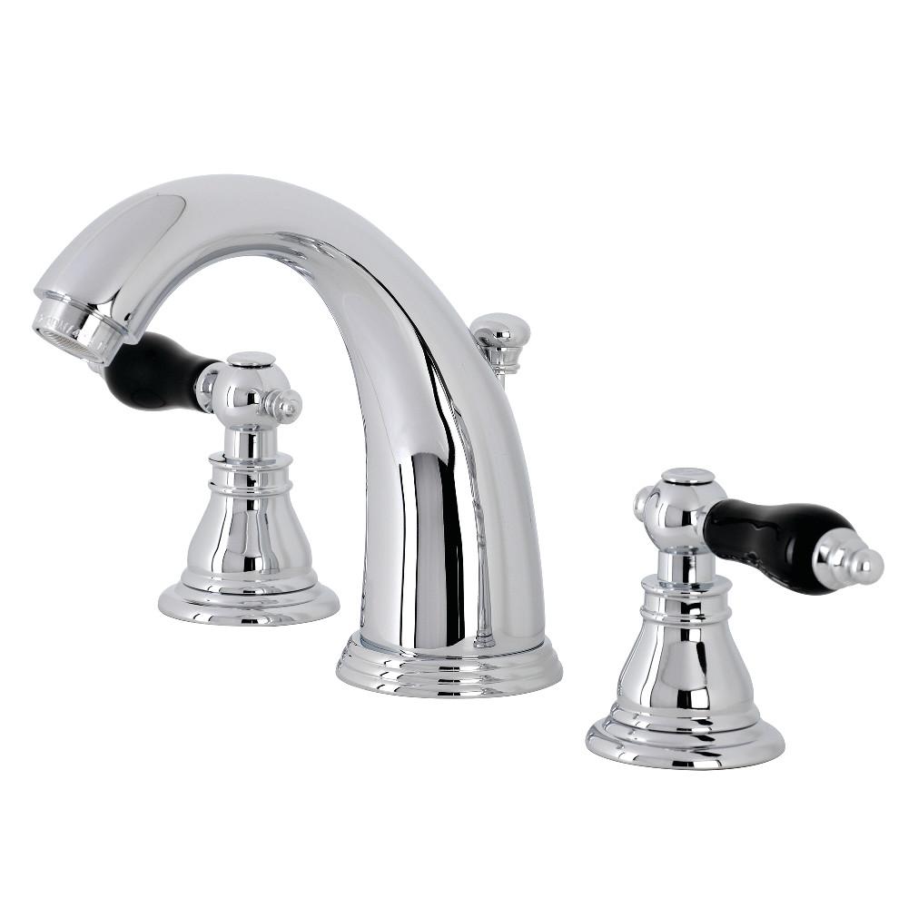 Kingston Brass KB98XAKL-P Duchess Widespread Bathroom Faucet with Plastic Pop-Up