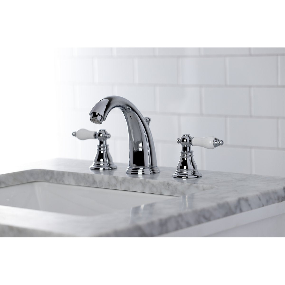 Kingston Brass American Patriot Widespread Bathroom Faucet