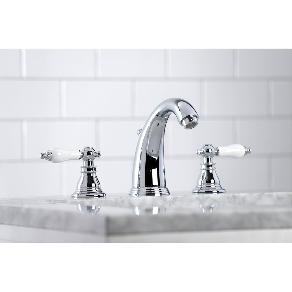 Kingston Brass American Patriot Widespread Bathroom Faucet