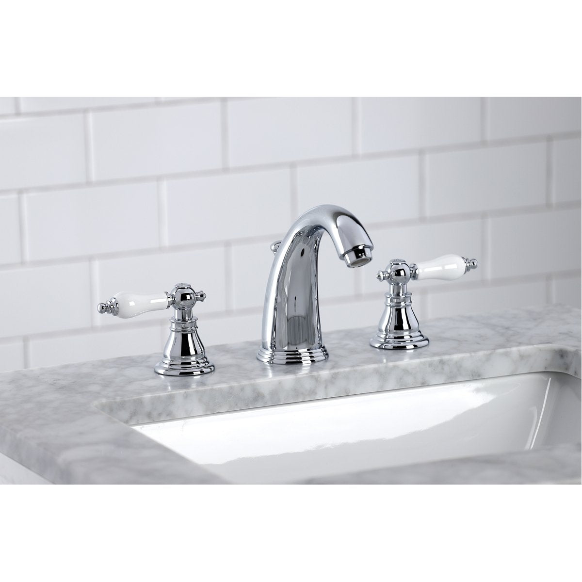 Kingston Brass American Patriot Widespread Bathroom Faucet