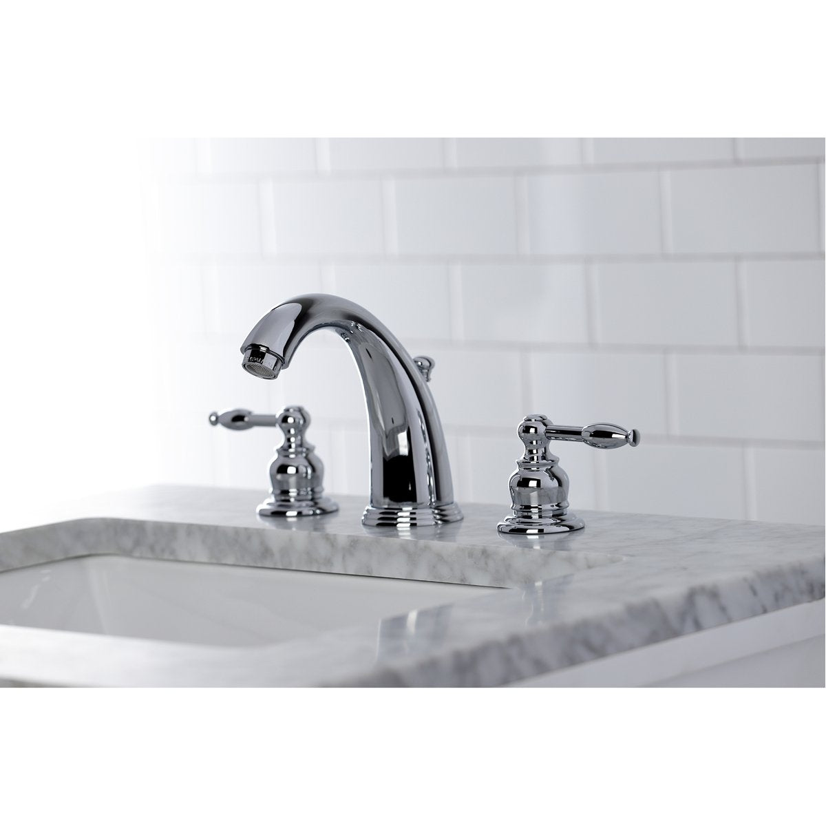 Kingston Brass Knight 8 to 16-Inch Widespread Bathroom Faucet