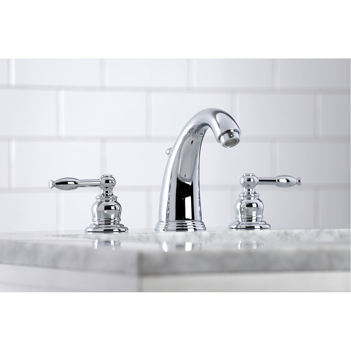 Kingston Brass Knight 8 to 16-Inch Widespread Bathroom Faucet