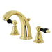 Kingston Brass KB98XAKL-P Duchess Widespread Bathroom Faucet with Plastic Pop-Up-DirectSinks
