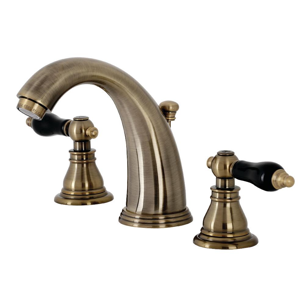 Kingston Brass KB98XAKL-P Duchess Widespread Bathroom Faucet with Plastic Pop-Up