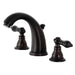 Kingston Brass KB98XAKL-P Duchess Widespread Bathroom Faucet with Plastic Pop-Up-DirectSinks
