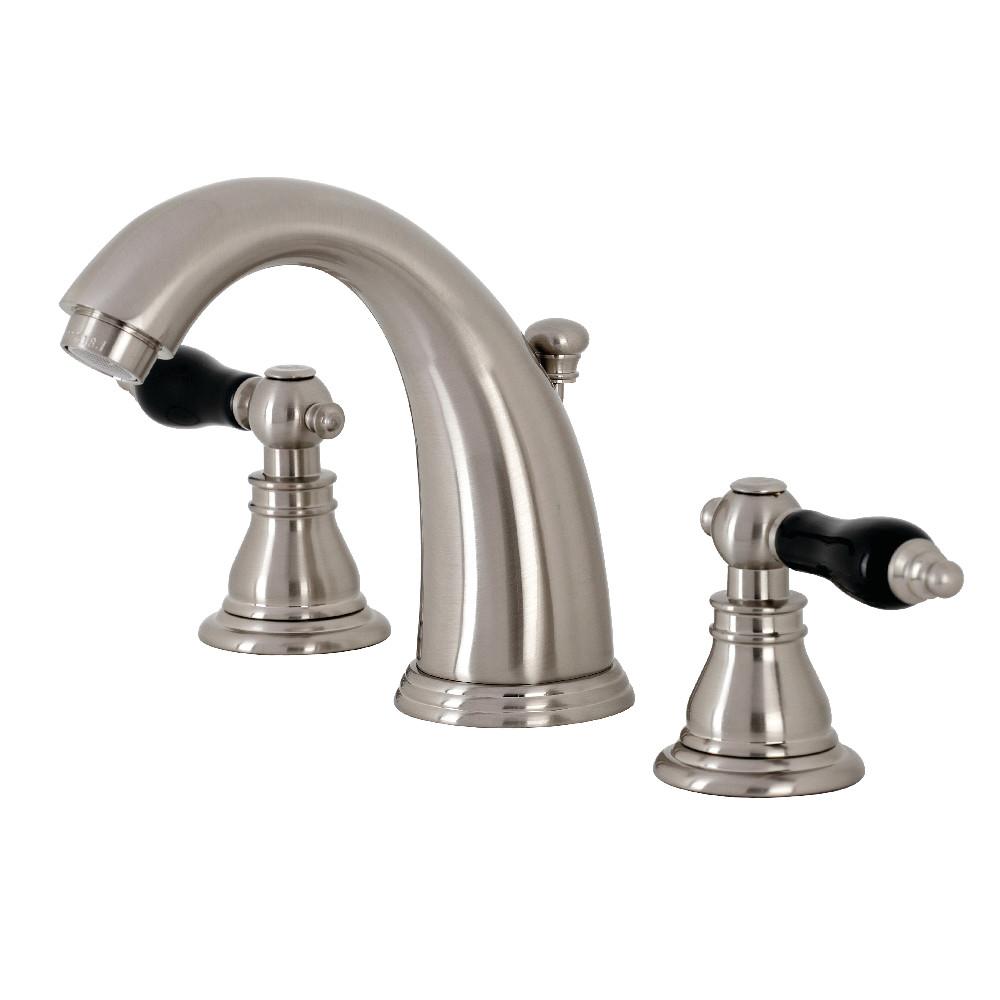 Kingston Brass KB98XAKL-P Duchess Widespread Bathroom Faucet with Plastic Pop-Up