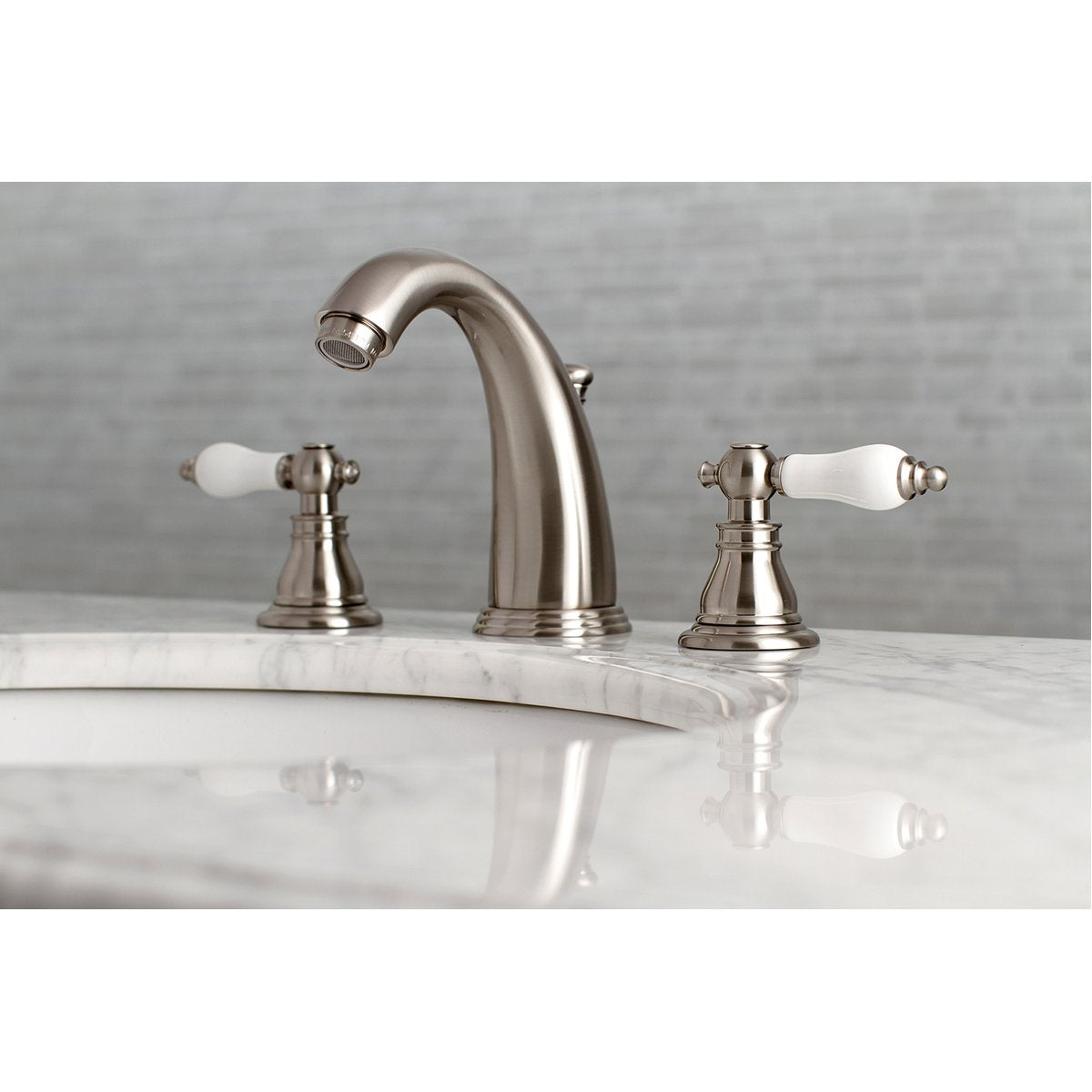 Kingston Brass American Patriot Widespread Bathroom Faucet