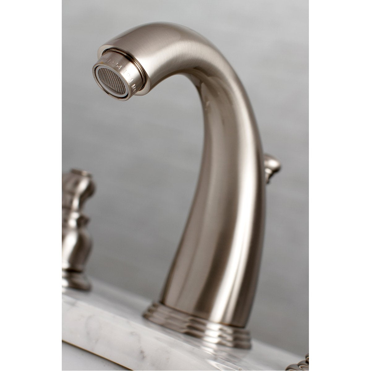 Kingston Brass Naples Deck Mount Widespread Bathroom Faucet