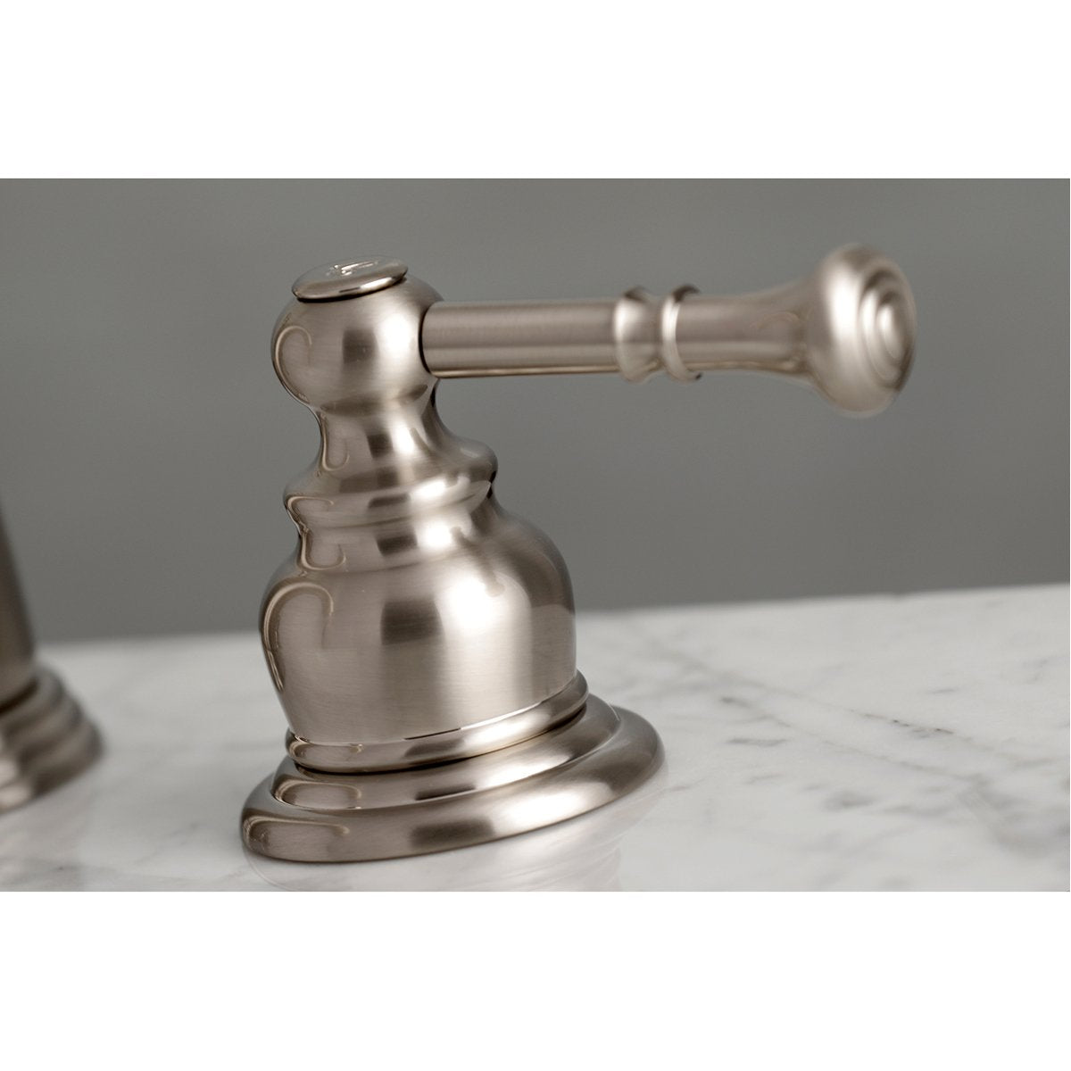 Kingston Brass Naples Deck Mount Widespread Bathroom Faucet