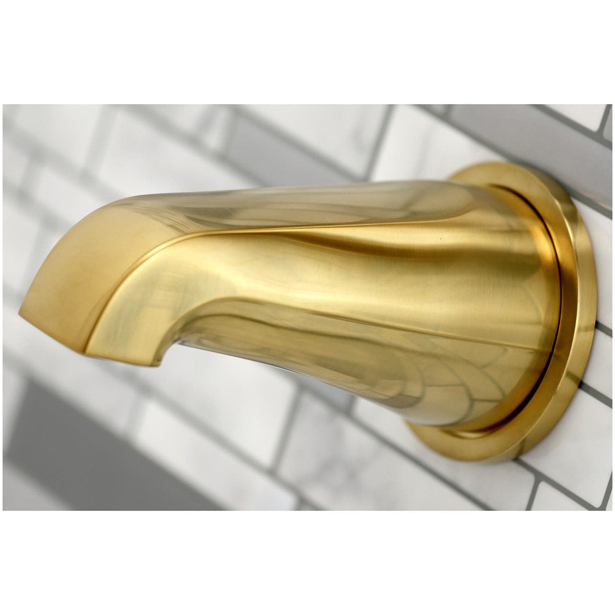 Kingston Brass Concord 7.13" x 10.56" Three-Handle Tub and Shower Faucet