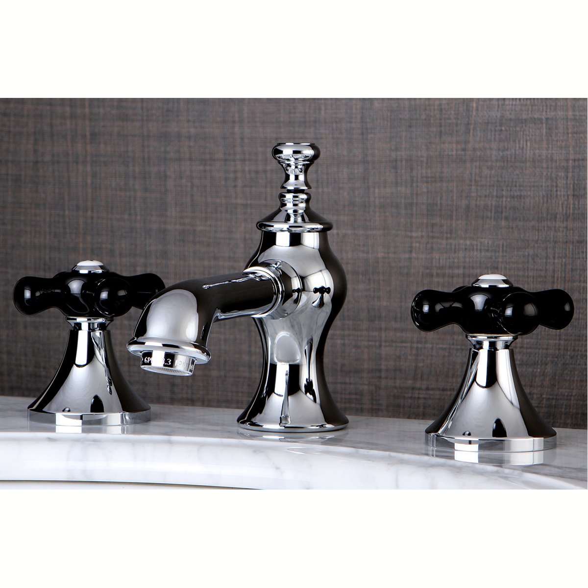 Kingston Brass Duchess Deck Mount 8-Inch Widespread Bathroom Faucet