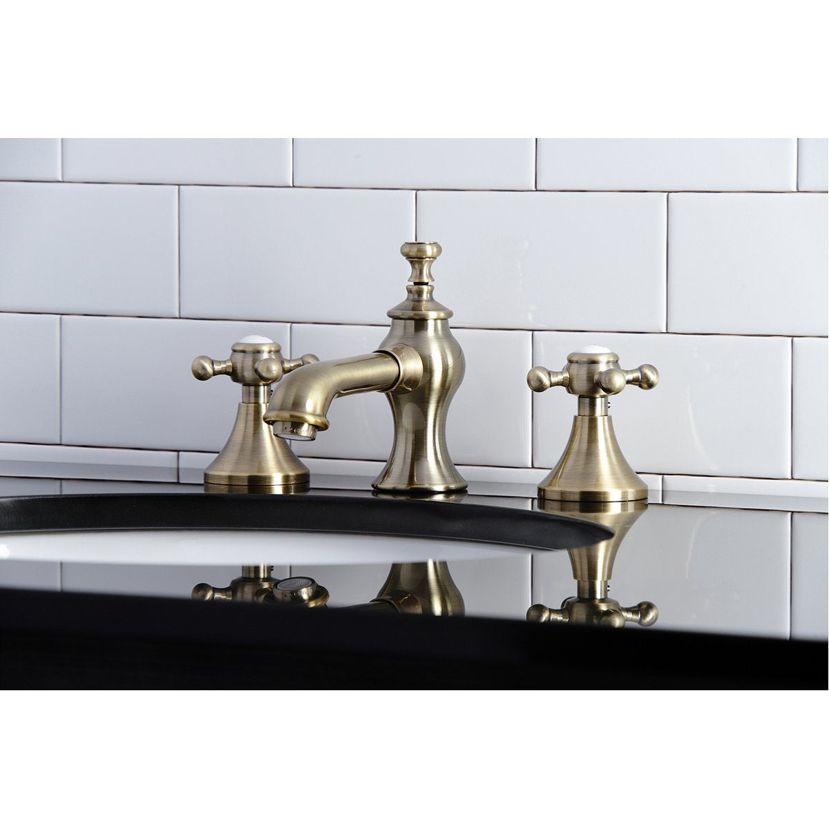 Kingston Brass English Country 8" Widespread Bathroom Faucet