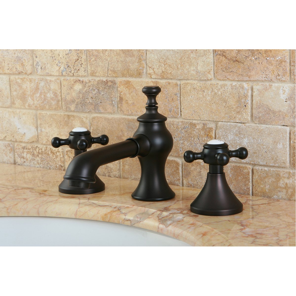 Kingston Brass English Country 8" Widespread Bathroom Faucet