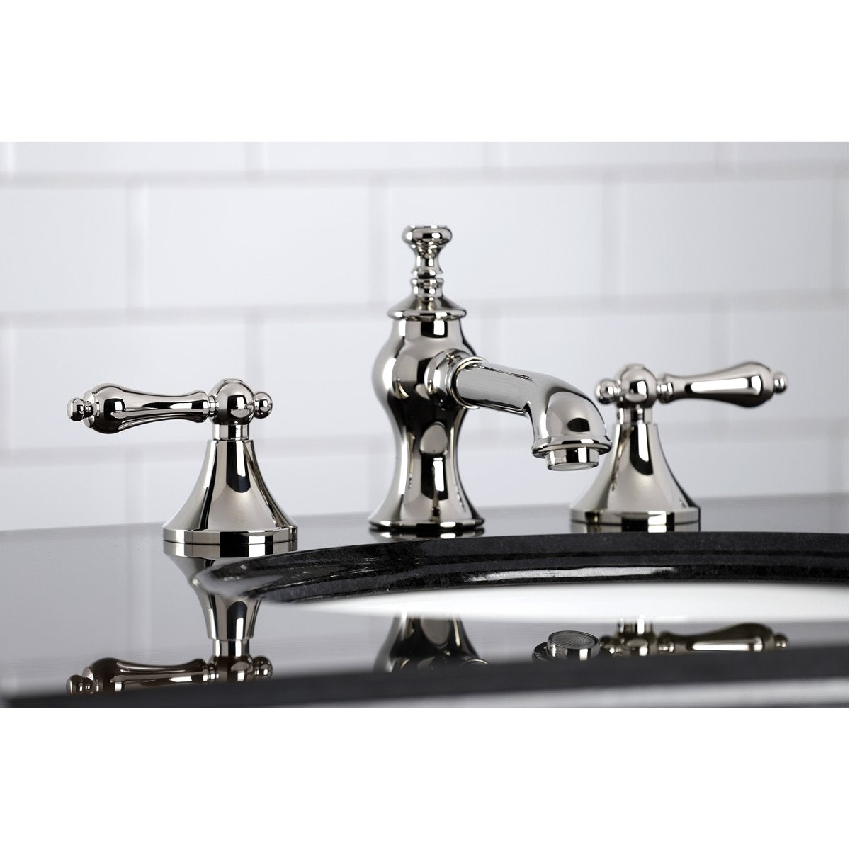 Kingston Brass Vintage 3-Hole 8-Inch Widespread Bathroom Faucet-DirectSinks