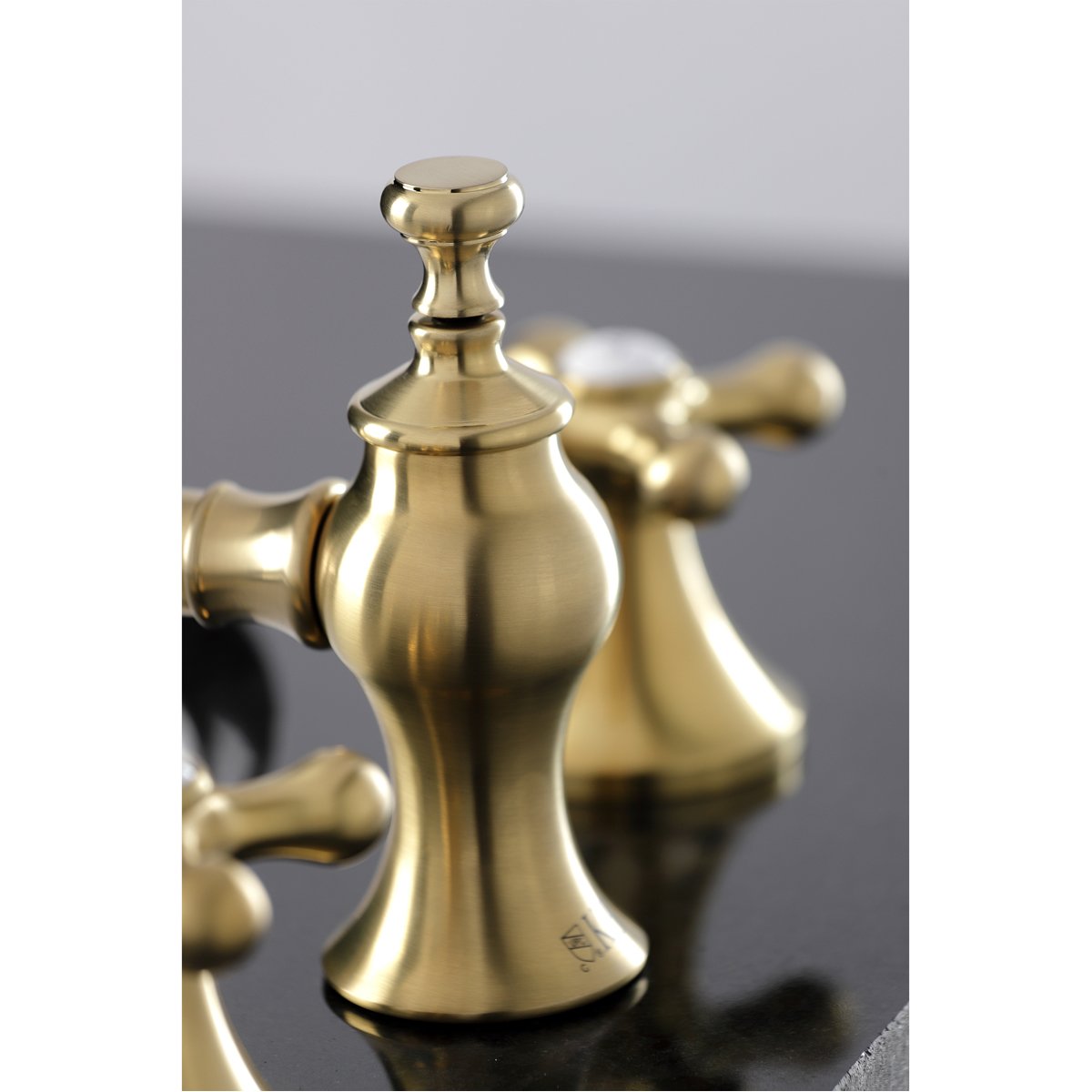 Kingston Brass Vintage Three-Hole 8-Inch Widespread Bathroom Faucet-DirectSinks