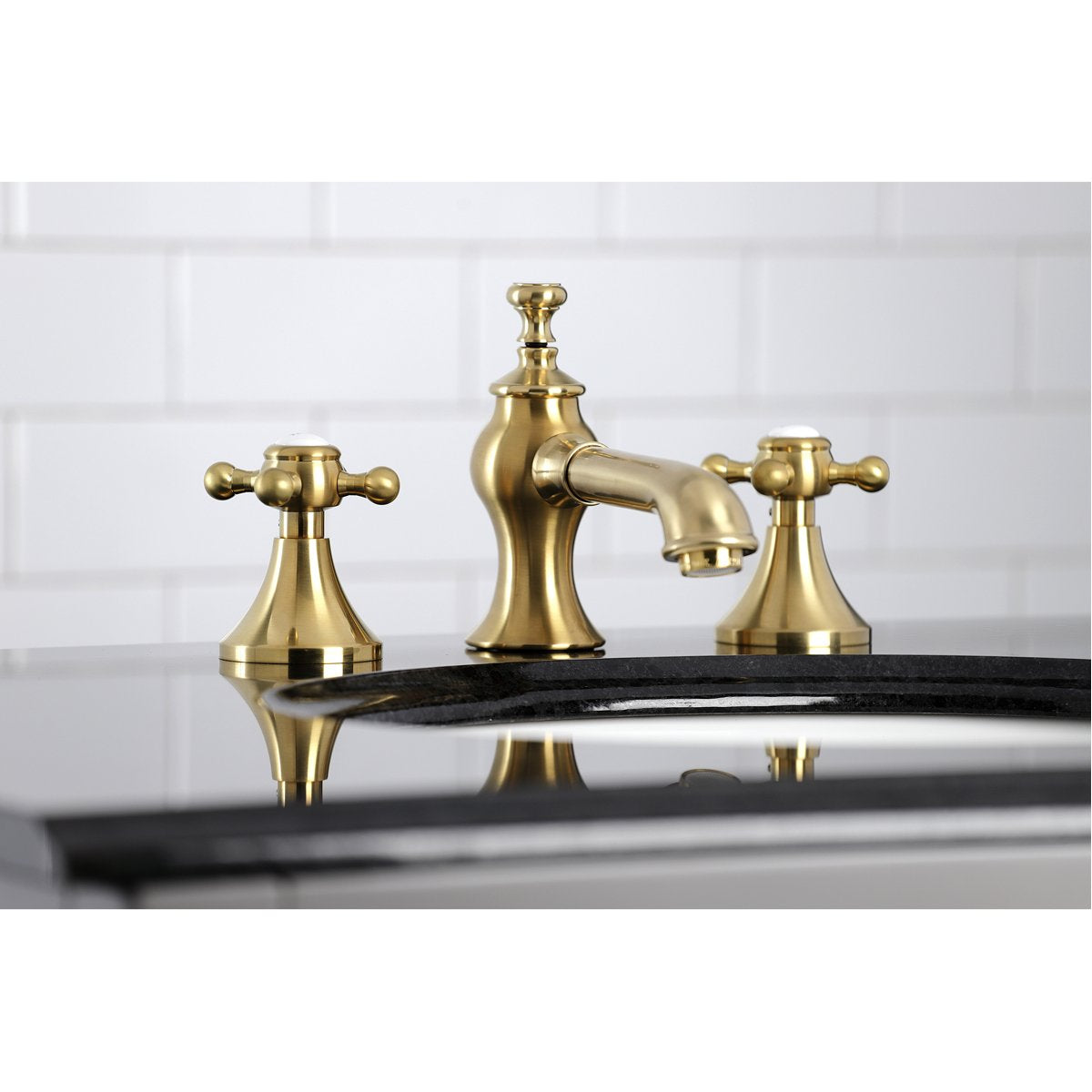 Kingston Brass English Country 8" Widespread Bathroom Faucet