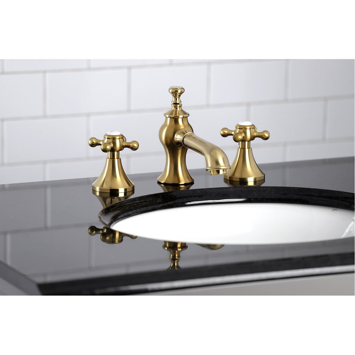 Kingston Brass English Country 8" Widespread Bathroom Faucet