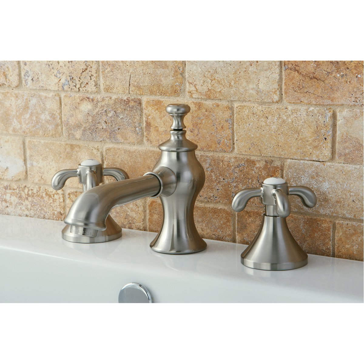 Kingston Brass French Country 8-Inch Widespread 3-Hole Bathroom Faucet