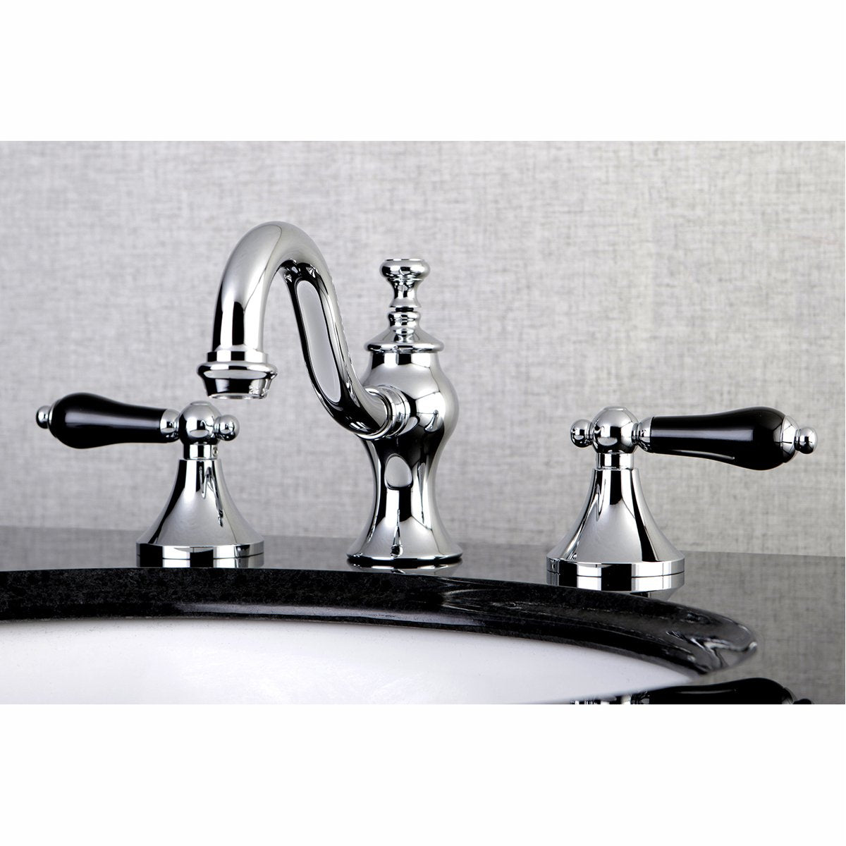 Kingston Brass Duchess Deck Mount 3-Hole 8-Inch Widespread Bathroom Faucet