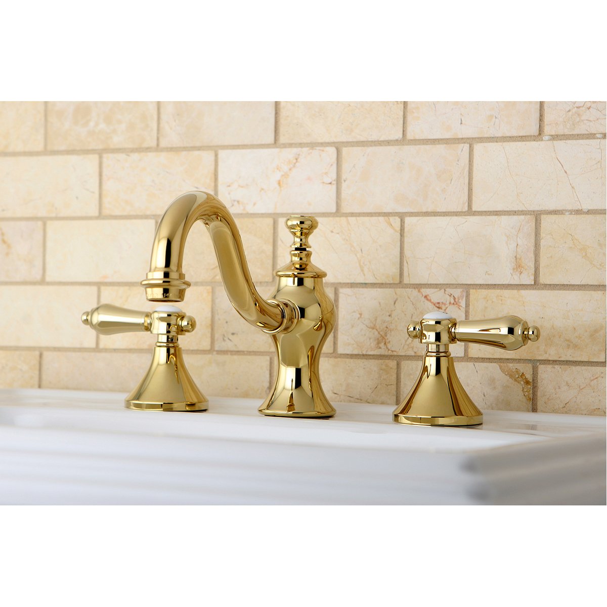 Kingston Brass 3-Hole 8" Widespread Bathroom Faucet