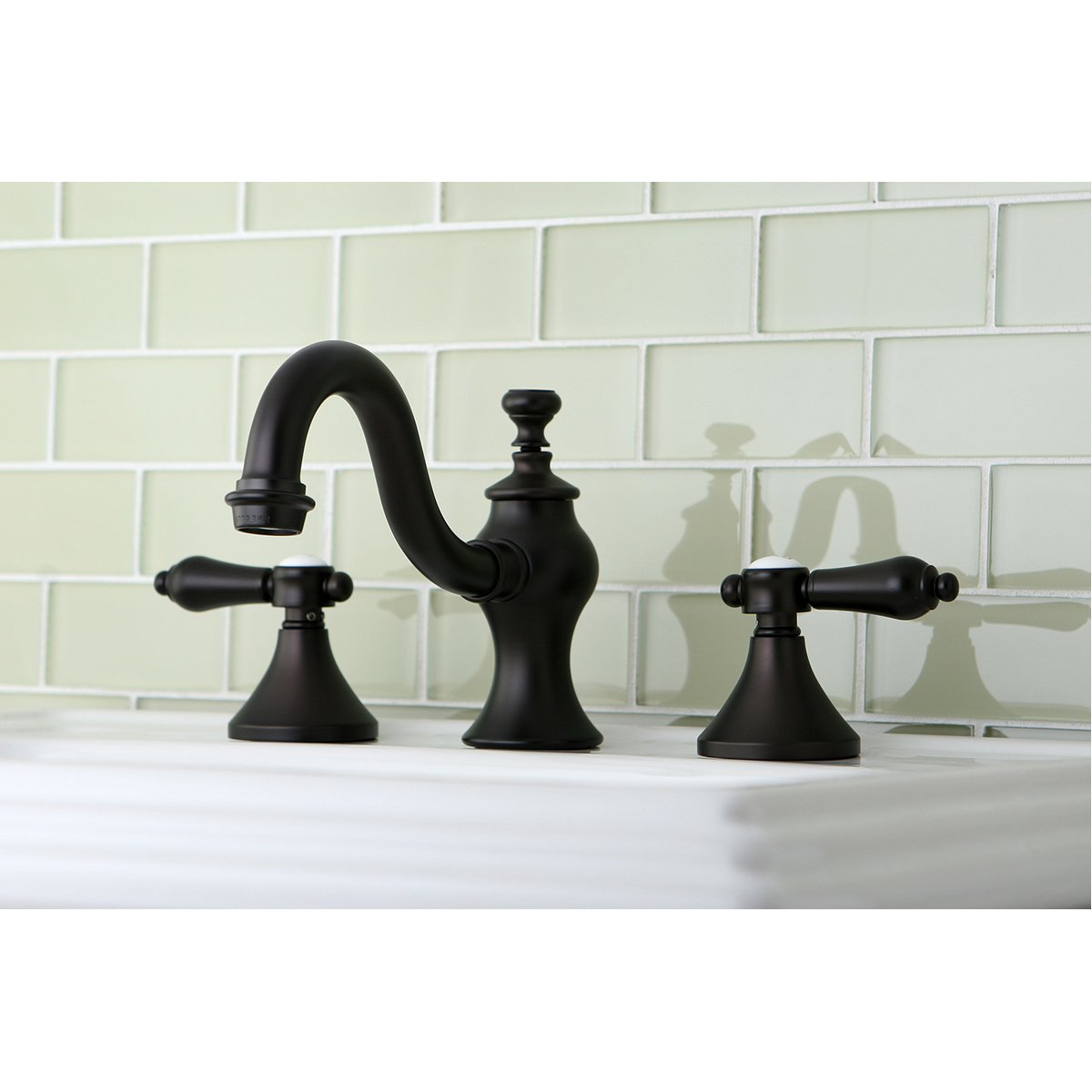 Kingston Brass 3-Hole 8" Widespread Bathroom Faucet