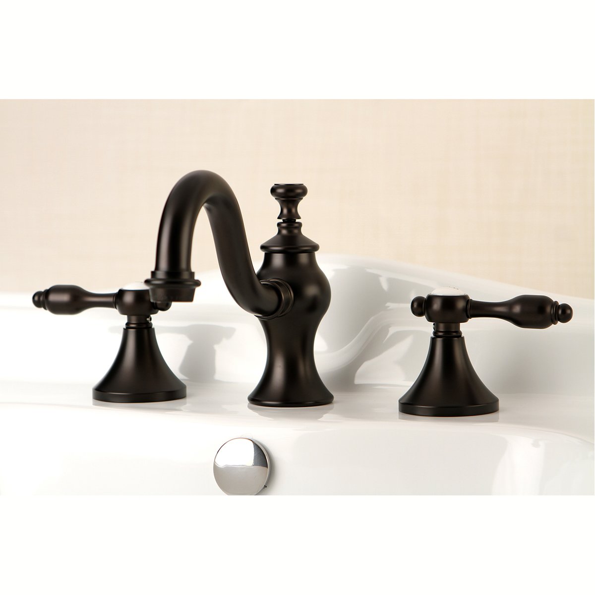 Kingston Brass Tudor 8" Widespread Bathroom Faucet