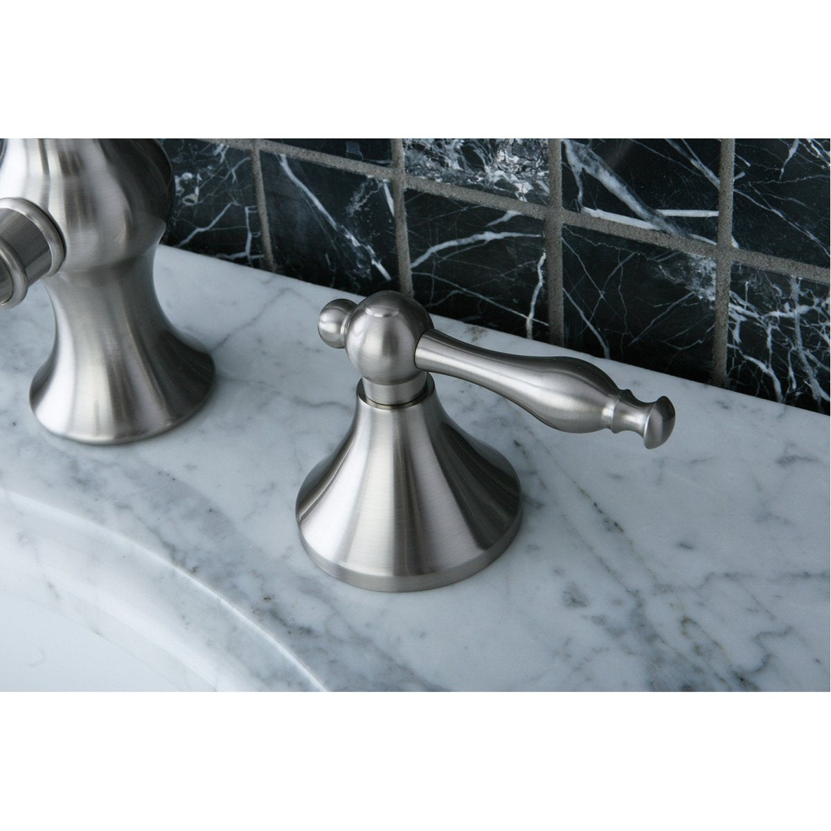 Kingston Brass Naples 8" Widespread Bathroom Faucet