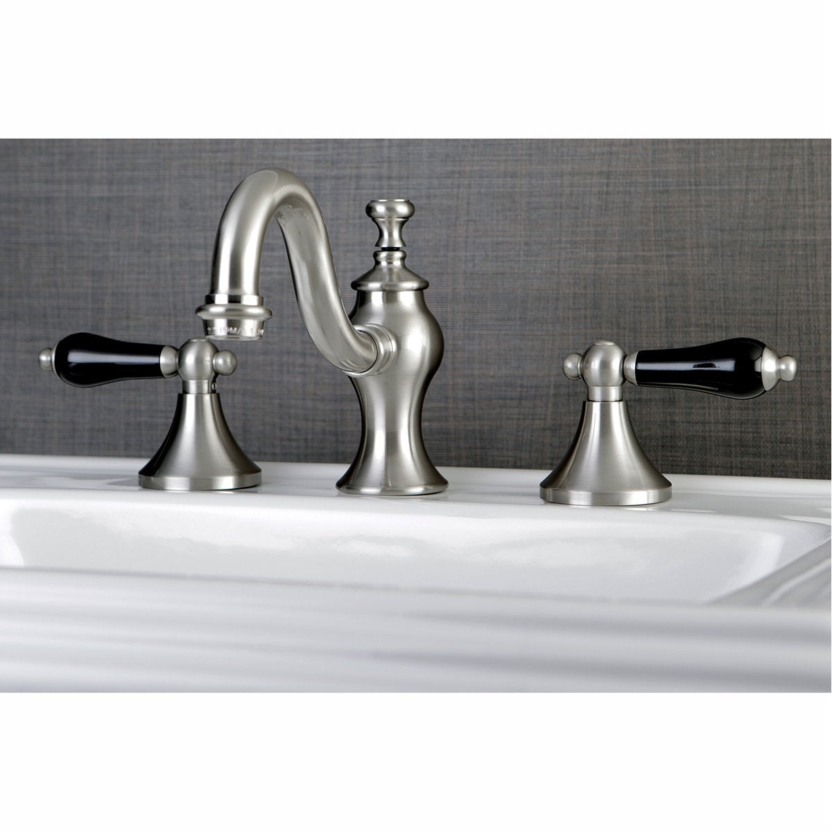 Kingston Brass Duchess Deck Mount 3-Hole 8-Inch Widespread Bathroom Faucet